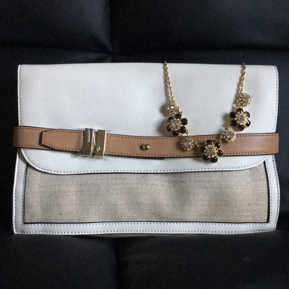 “Linen clutch”